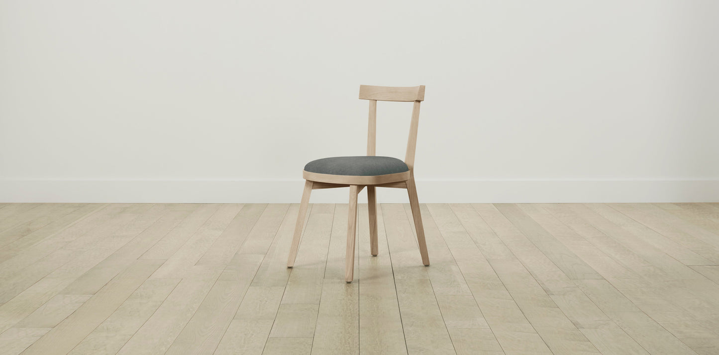 The Allen  - Mohair Fog Dining Chair