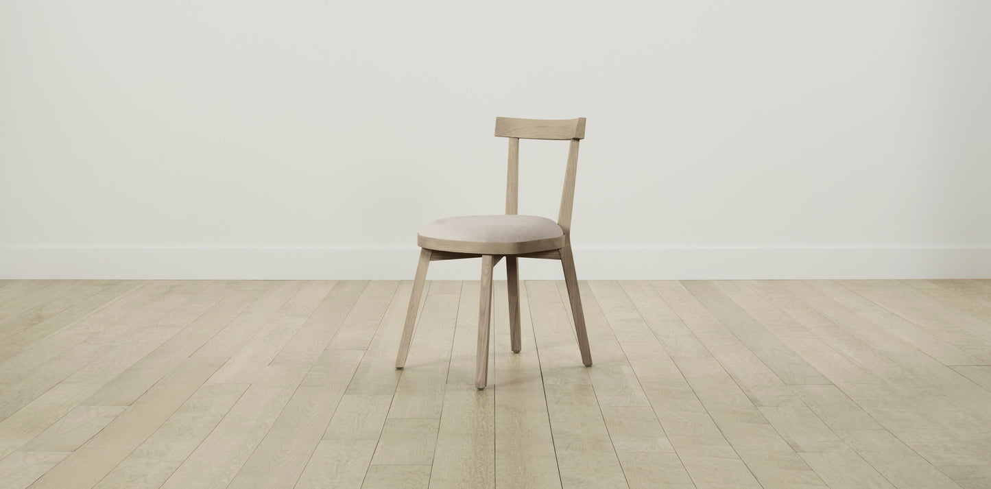 The Allen  - Nubuck Leather Sail Dining Chair