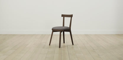 The Allen  - Pebbled Leather Ash Dining Chair