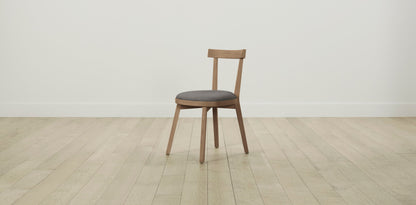 The Allen  - Pebbled Leather Ash Dining Chair