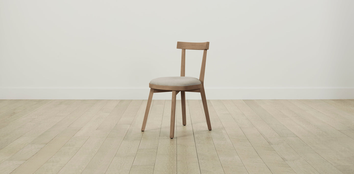 The Allen  - Performance Basketweave Pebble Dining Chair