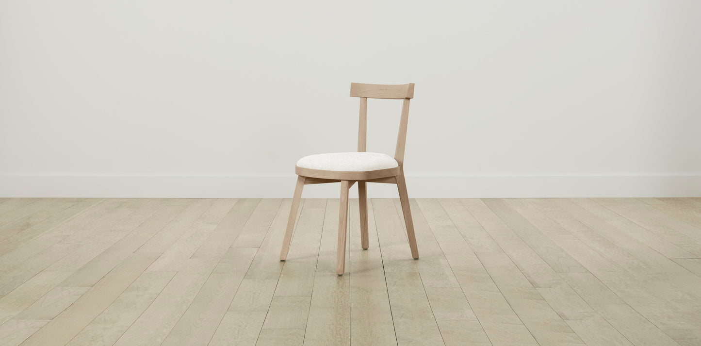 The Allen  - Performance Chenille Alabaster Dining Chair