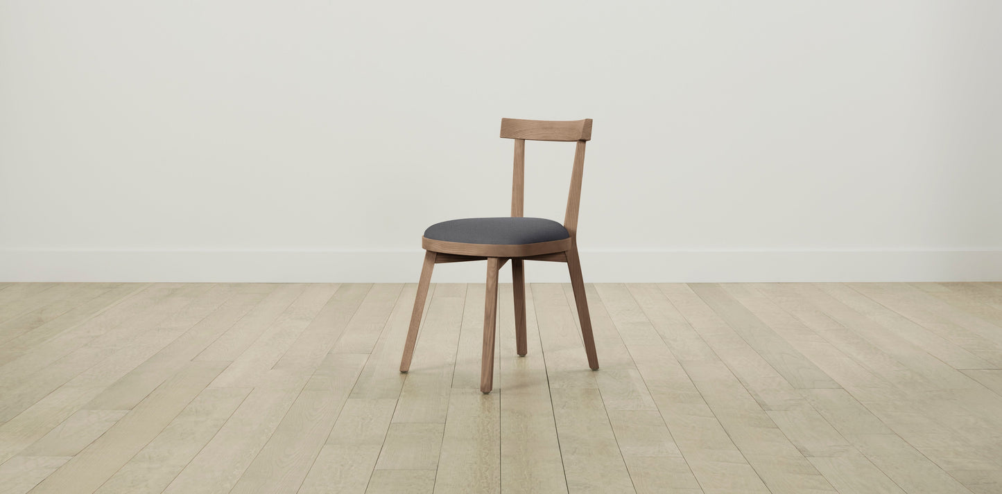 The Allen  - Performance Linen Graphite Dining Chair