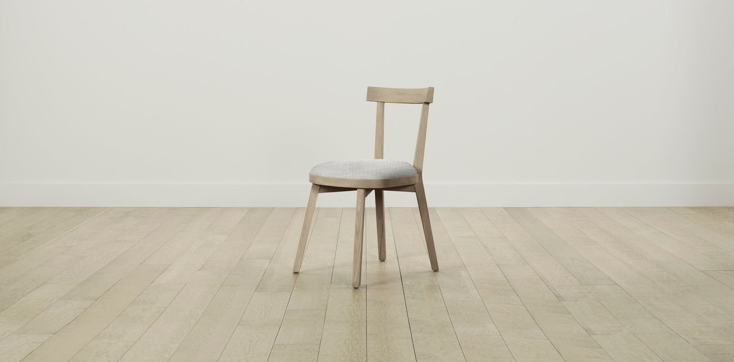 The Allen  - Performance Textured Tweed Dove Dining Chair