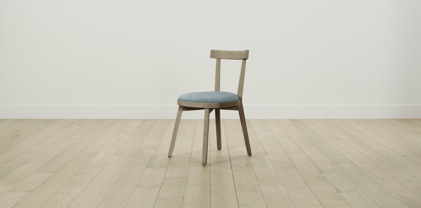 The Allen  - Performance Velvet Sky Dining Chair