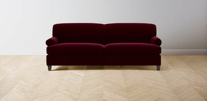 The Carmine  - Mohair Crimson Sofa