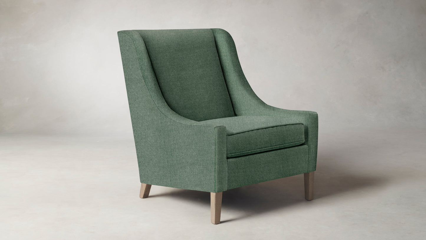 The Chrystie  - Performance Stonewashed Linen Aspen Chair