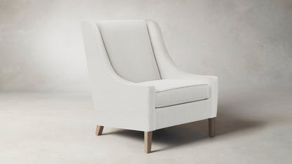 The Chrystie  - Performance Textured Linen Bone Chair