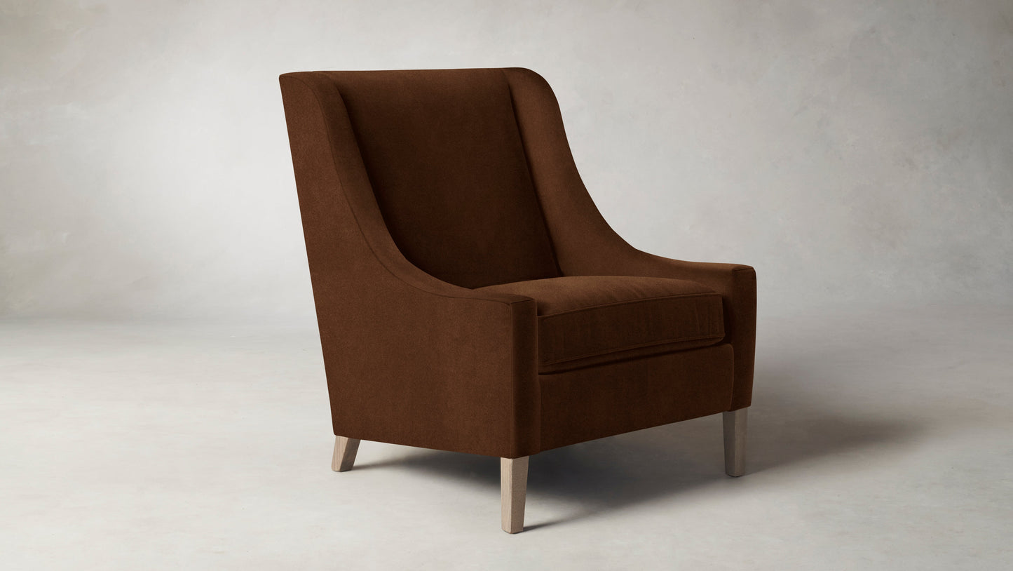 The Chrystie  - Performance Velvet Cider Chair