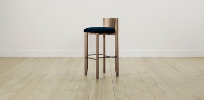 The Delancey with Onyx - Mohair Admiral Bar and Counter Stool