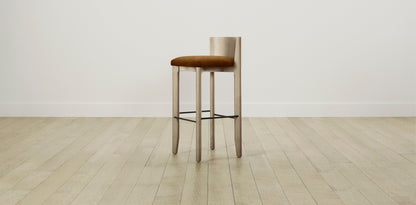 The Delancey with Onyx - Mohair Brown Sugar Bar and Counter Stool