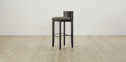 The Delancey with Onyx - Mohair Mink Bar and Counter Stool