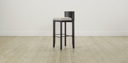 The Delancey with Onyx - Nubuck Leather Sail Bar and Counter Stool