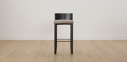 The Delancey with Brushed Nickel - Performance Bouclé Morel Bar and Counter Stool