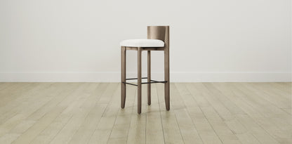 The Delancey with Onyx - Performance Chevron Powder Bar and Counter Stool