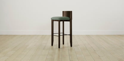 The Delancey with Onyx - Performance Stonewashed Linen Aspen Bar and Counter Stool