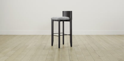 The Delancey with Onyx - Performance Textured Tweed Alpine Bar and Counter Stool