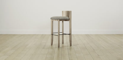 The Delancey with Onyx - Performance Tweed Oatmeal Bar and Counter Stool