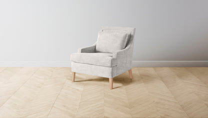 The Downing  - Performance Textured Tweed Dove Chair