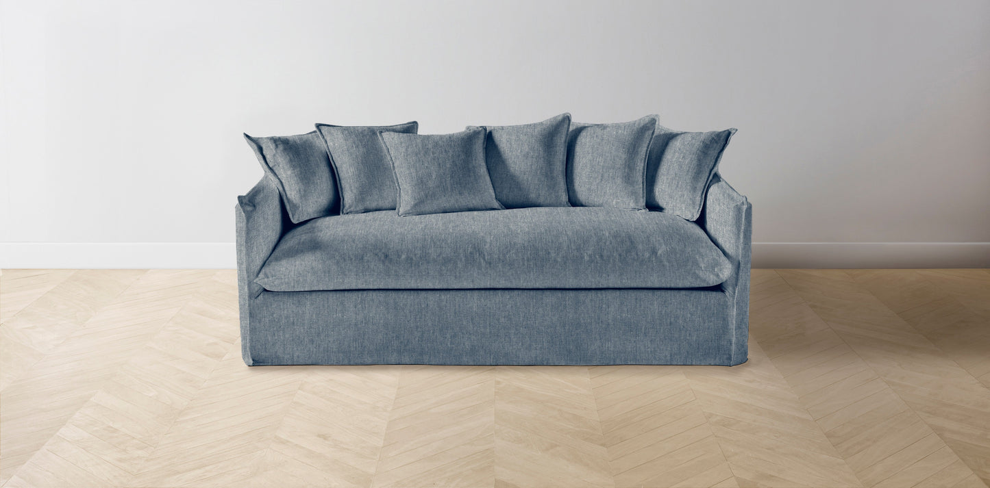 The Dune  - Performance Stonewashed Linen Chambray Sofa