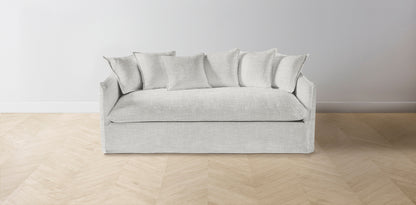 The Dune  - Performance Woven Chenille Steel Sofa