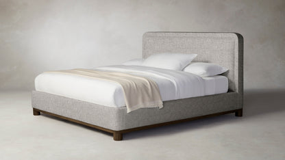 The Kent  - Belgian Linen Agate Bed - 47" Headboard