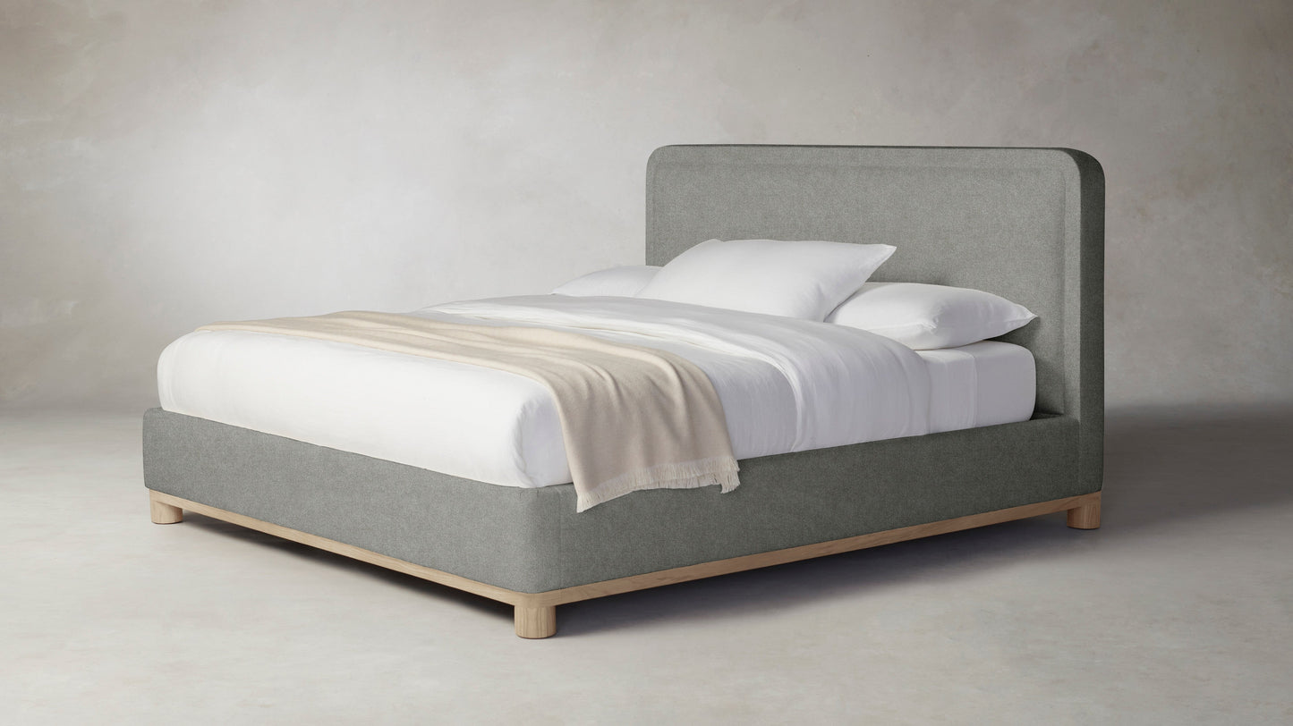 The Kent  - Merino Granite Bed - 53" Headboard