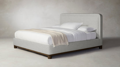 The Kent  - Merino Heather Grey Bed - 53" Headboard