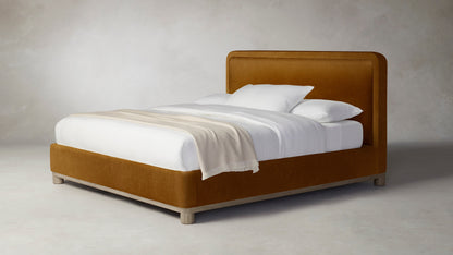 The Kent  - Mohair Brown Sugar Bed - 47" Headboard