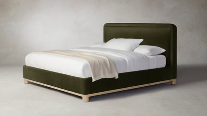 The Kent  - Mohair Moss Bed - 47" Headboard