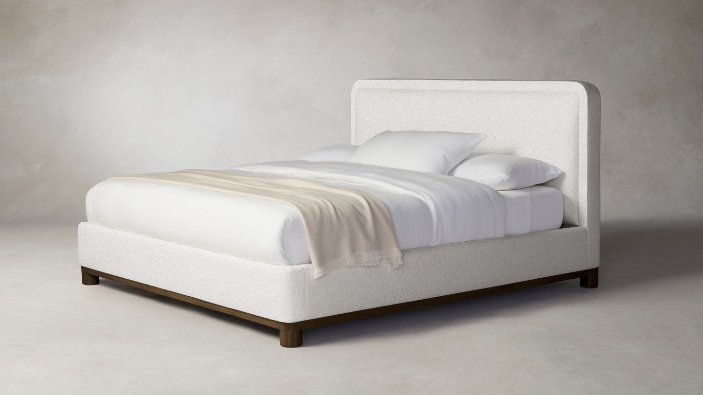 The Kent  - Performance Bouclé Polar Bed - 47" Headboard