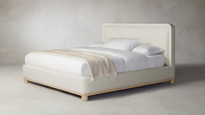 The Kent  - Performance Chenille Buff Bed - 53" Headboard