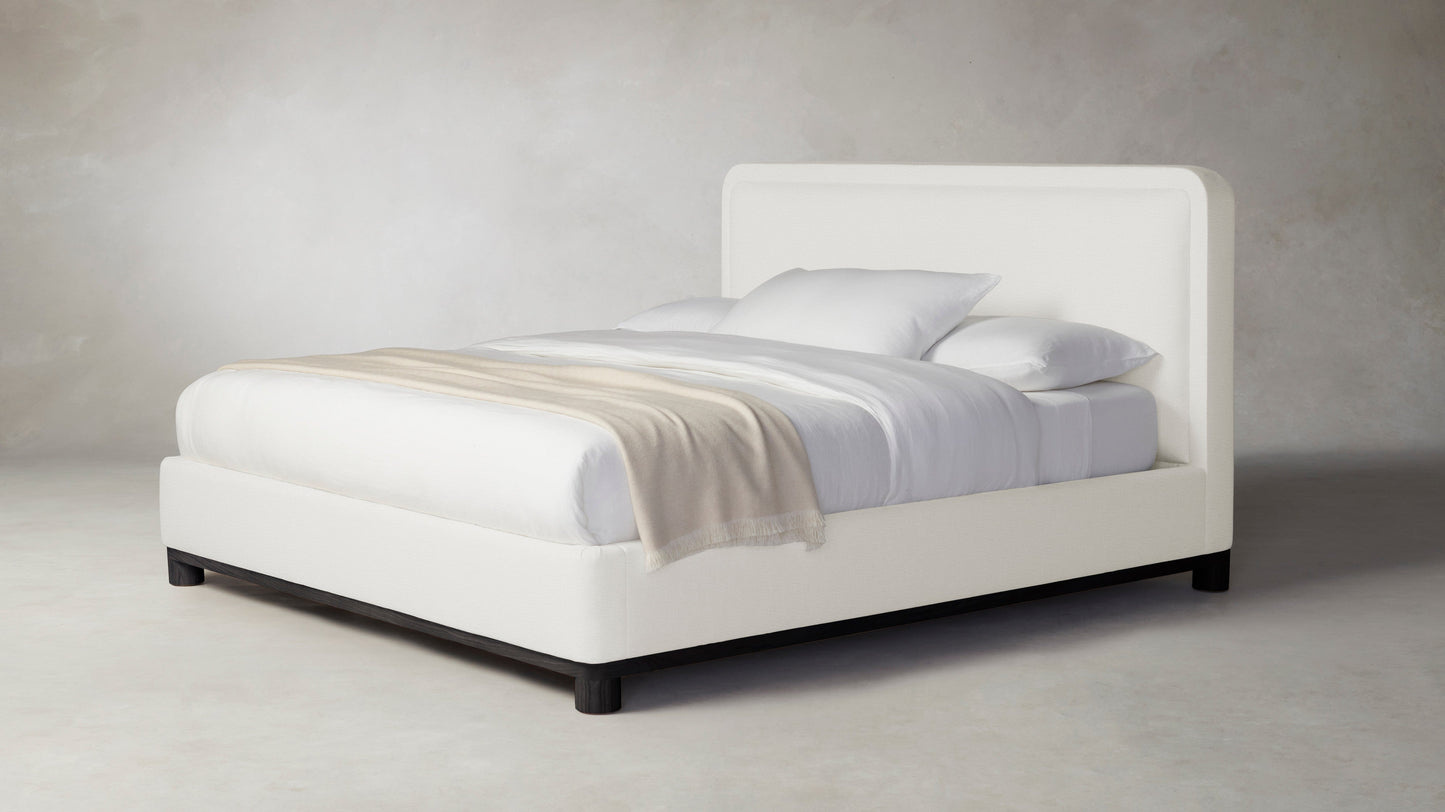 The Kent  - Performance Linen Oyster Bed - 47" Headboard