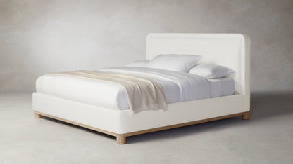 The Kent  - Performance Linen Oyster Bed - 41" Headboard