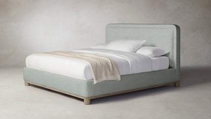 The Kent  - Performance Melange Weave Seaglass Bed - 53" Headboard