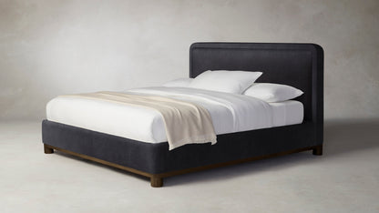 The Kent  - Performance Velvet Flannel Bed - 47" Headboard