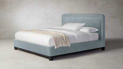 The Kent  - Performance Velvet Sky Bed - 41" Headboard