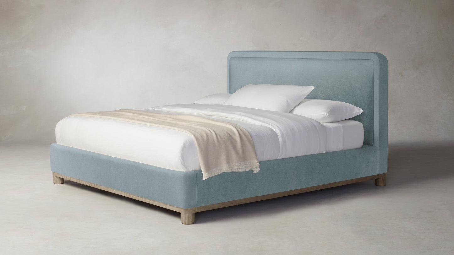 The Kent  - Performance Velvet Sky Bed - 47" Headboard