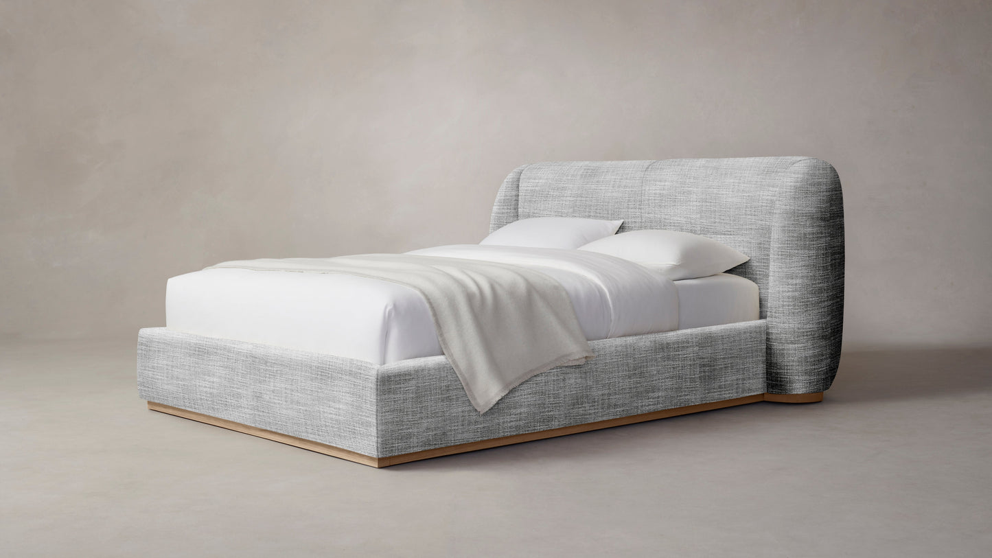 The Smith  - Performance Textured Tweed Alpine Bed - 42" Headboard