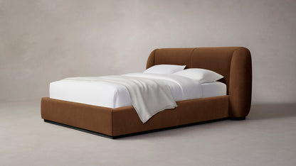 The Smith  - Performance Velvet Cider Bed - 42" Headboard