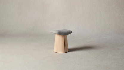 The Weston  - Italian Bouclé Waterfall Accent Stool