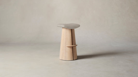 The Weston  - Nubuck Leather Sail Bar and Counter Stool