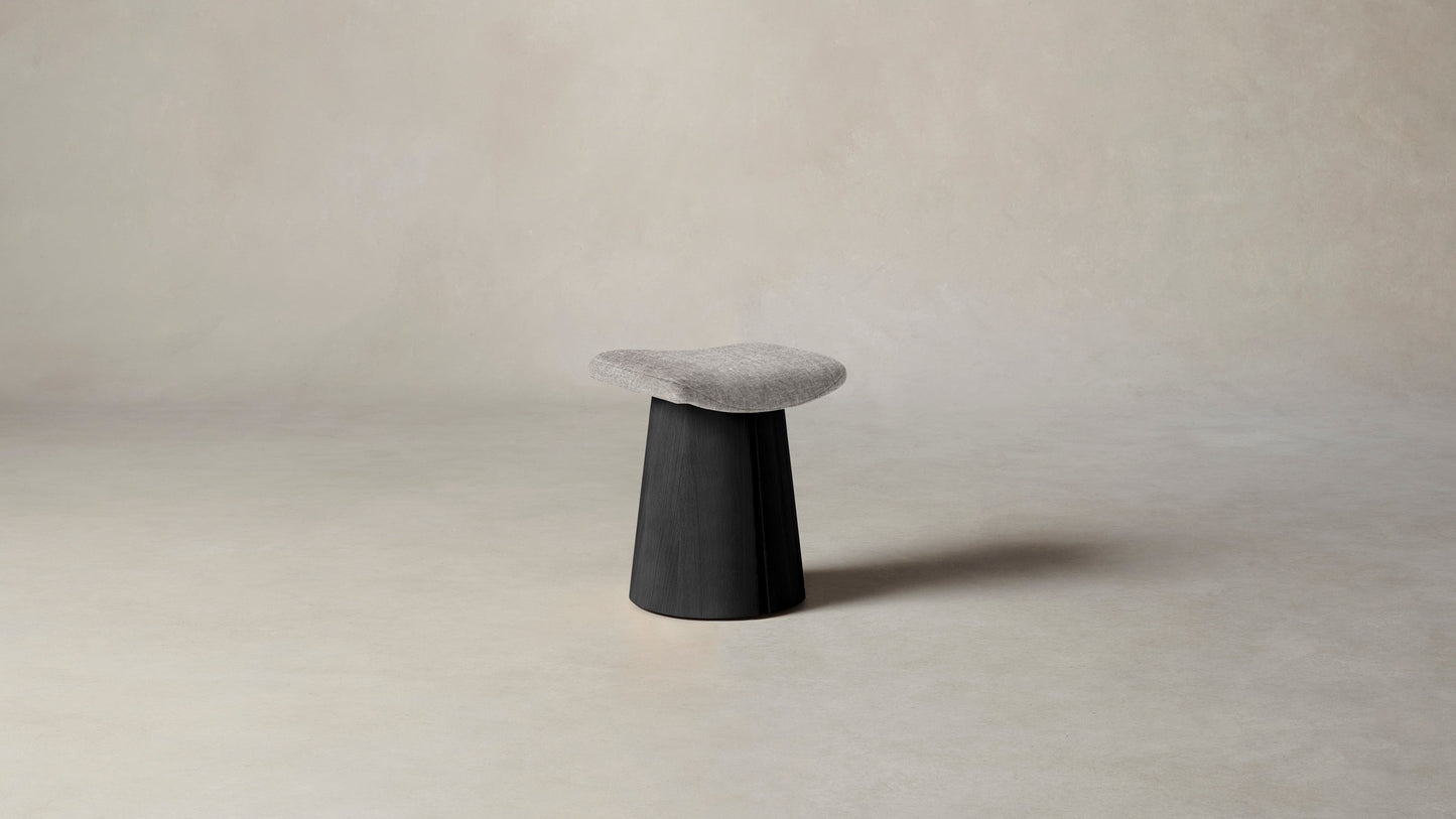 The Weston  - Belgian Linen Agate Stool