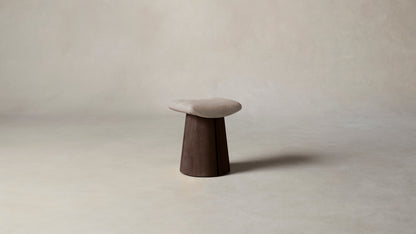 The Weston  - Nubuck Leather Fawn Stool