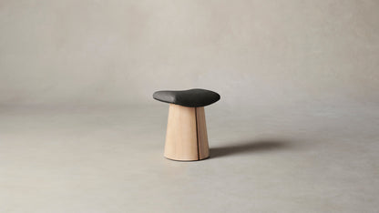 The Weston  - Tuscan Leather Seal Stool